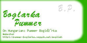 boglarka pummer business card